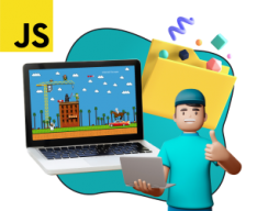 Программирование на JavaScript. Учимся создавать игры! - Школа программирования для детей, компьютерные курсы для школьников, начинающих и подростков - KIBERone г. Коломна