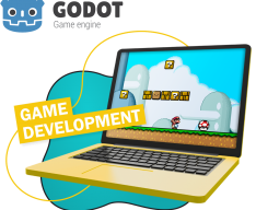 Godot.  Основа создания легендарных игр - КИБЕРшкола программирования для детей, компьютерные курсы для школьников, начинающих и подростков - KIBERone г. Коломна