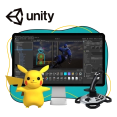 Мир игр на Unity 2D на популярном движке + AI-помощники - КИБЕРшкола программирования для детей, компьютерные курсы для школьников, начинающих и подростков - KIBERone г. Коломна