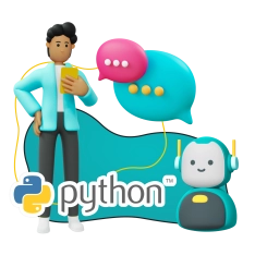 Умный чат-бот на Python на Telegram - КИБЕРшкола программирования для детей, компьютерные курсы для школьников, начинающих и подростков - KIBERone г. Коломна