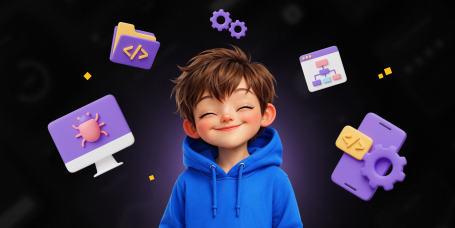 Идеальный сайт с нуля: код, дизайн и AI-помощник - КИБЕРшкола программирования для детей, компьютерные курсы для школьников, начинающих и подростков - KIBERone г. Коломна